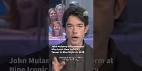 John Mulaney Reveals Nine-Night NYC Comedy Tour Ending at Madison Square Garden