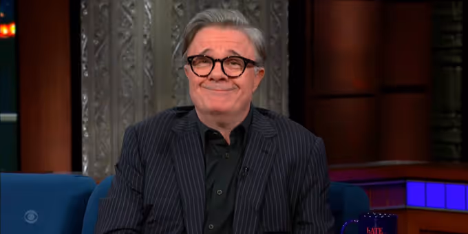 VIDEO: Nathan Lane Talks His PICTURES FROM HOME Wig on COLBERT