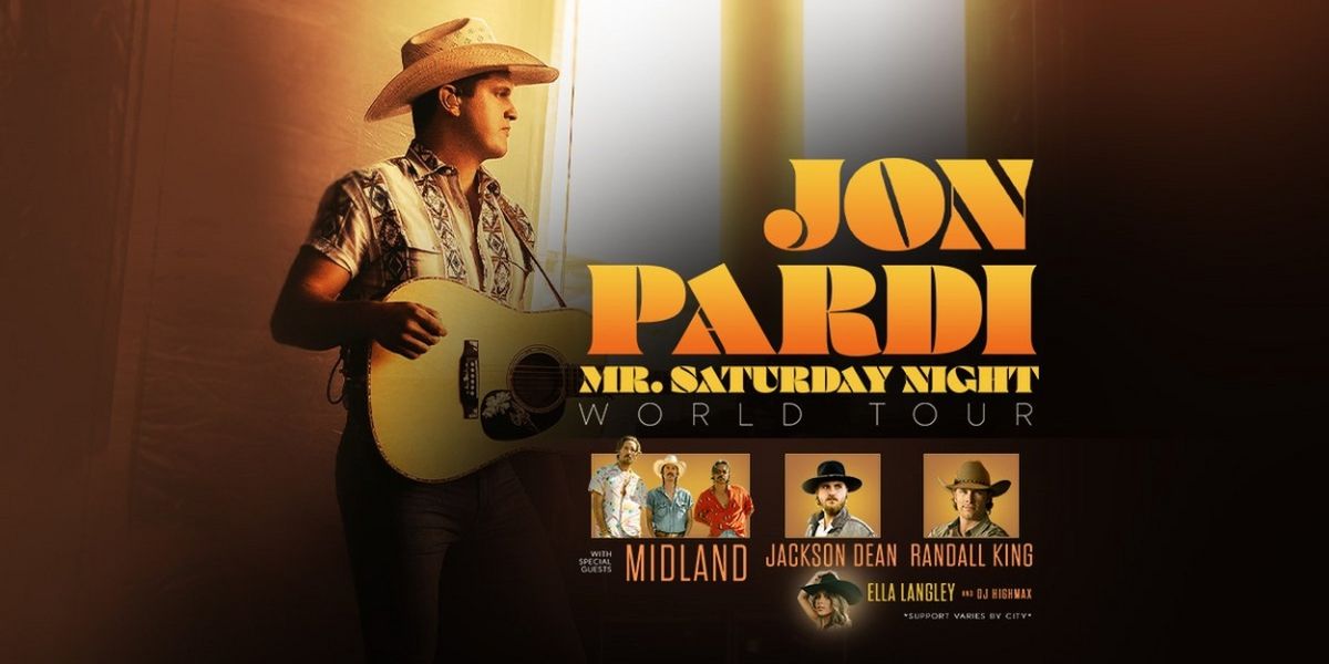Country Star Jon Pardi Announces 2023 MR. SATURDAY NIGHT World Tour Dates