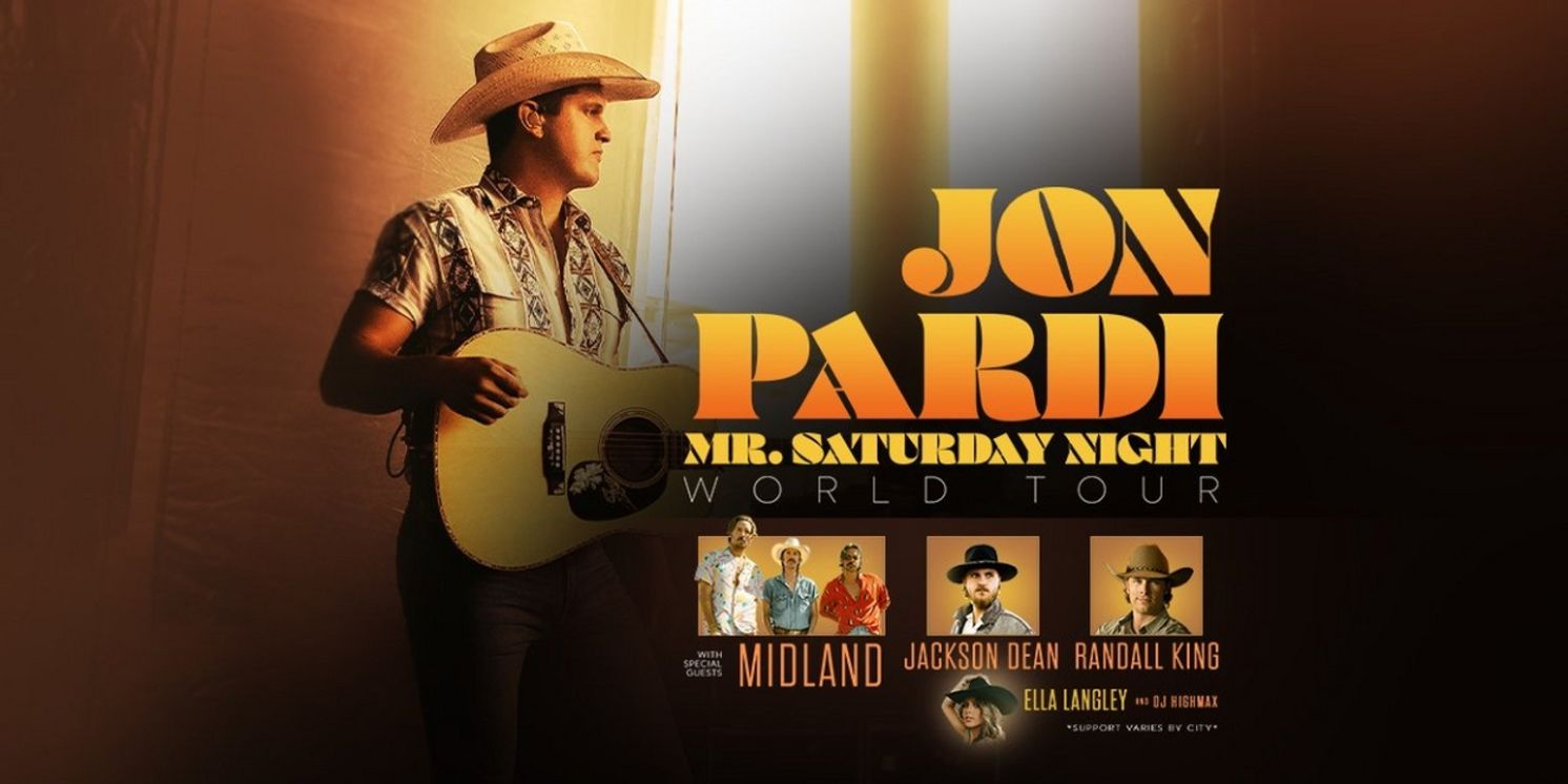 Country Star Jon Pardi Announces 2023 MR. SATURDAY NIGHT World Tour Dates  Image