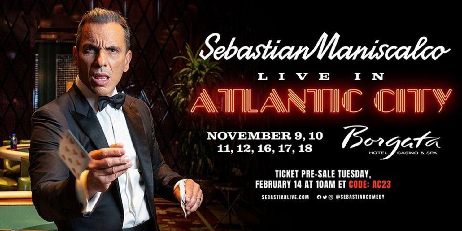 Sebastian Maniscalco Returns to Borgata Hotel Casino & Spa in November  Image