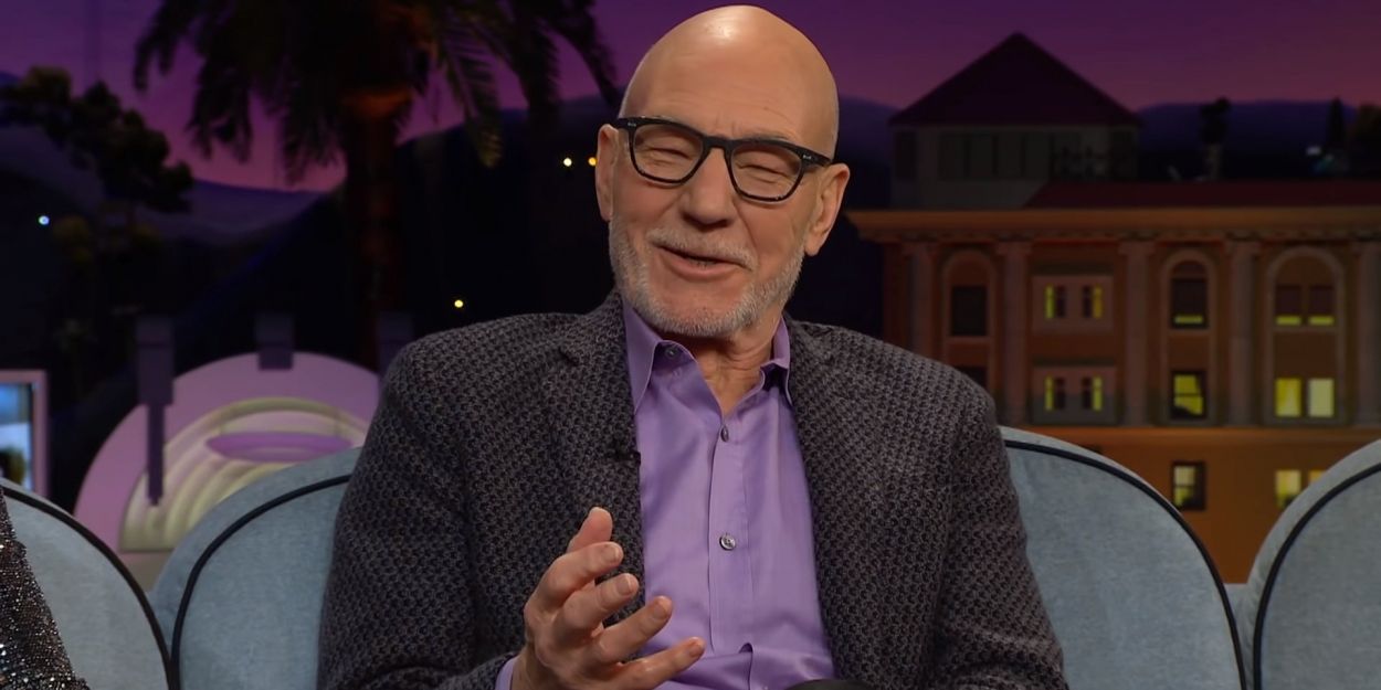 VIDEO: Patrick Stewart Talks Fake News on THE LATE LATE SHOW WITH JAMES CORDEN Video