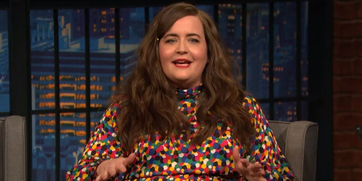 VIDEO: Aidy Bryant Says She Made Harry Styles Eat out of a Trash Can on LATE NIGHT… Video
