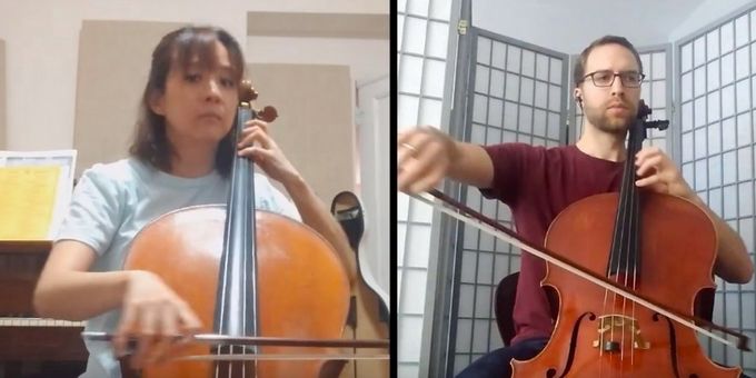 VIDEO: New York Philharmonic Cellists Perform Together From Home