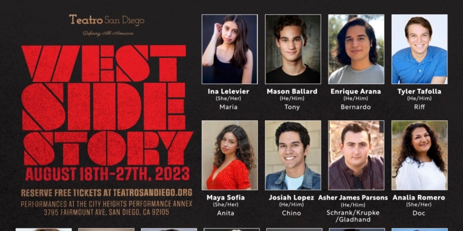 Teatro San Diego Releases Casting For WEST SIDE STORY  Image