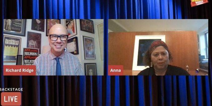 VIDEO: Anna Deavere Smith Visits Backstage LIVE with Richard Ridge- Watch Now!