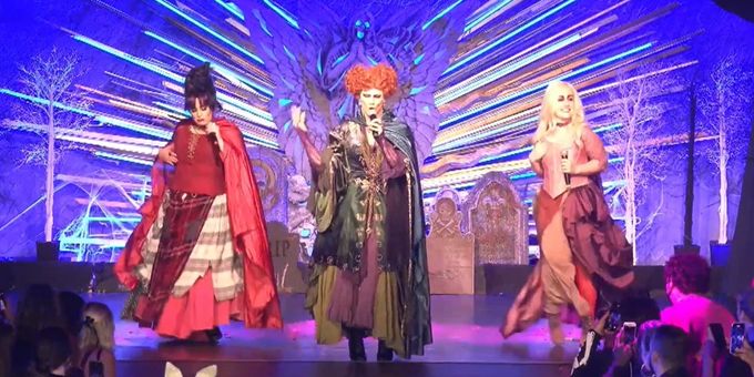 Video: Jay Armstrong Johnson and The Sanderson Sisters Take the Stage At I PUT A SPELL ON YOU At Sony Hall