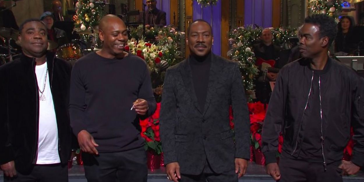 VIDEO: Eddie Murphy's SNL Monologue Gets Crashed By Tracy Morgan, Chris Rock and… Video