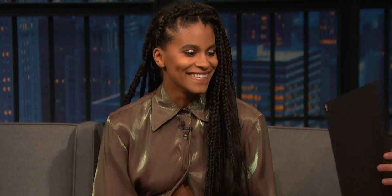 VIDEO: Watch Zazie Beetz Talk About Knitting a Hat for Her Cat on LATE NIGHT WITH… Video