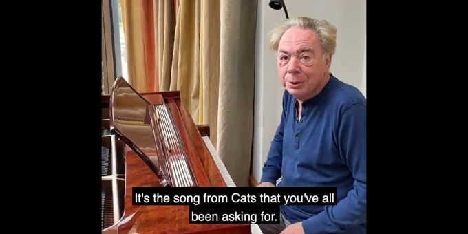 VIDEO: Andrew Lloyd Webber Plays 'Memory' From CATS