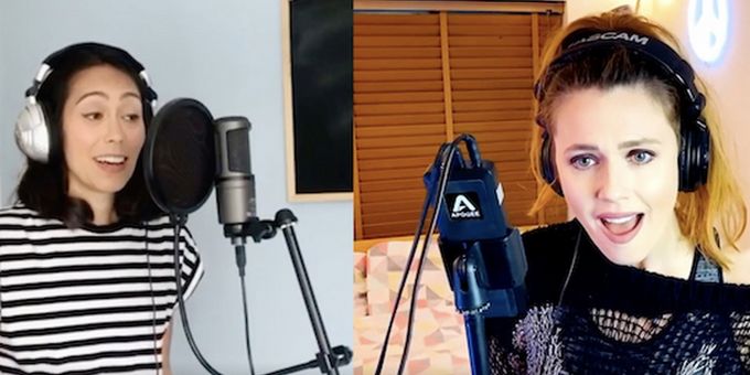 Living Room Concerts: Charlotte Harwood and Claire-Marie Hall Sing 'Apex Predator' From MEAN GIRLS