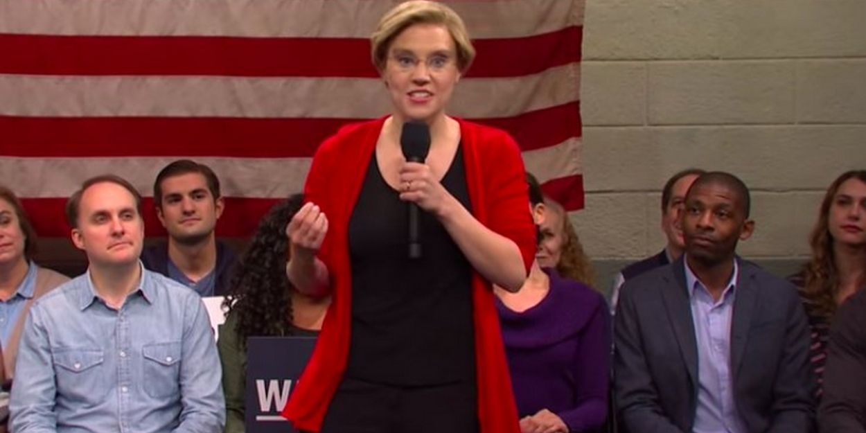 VIDEO: SATURDAY NIGHT LIVE Goes After Elizabeth Warren in Cold Open Video