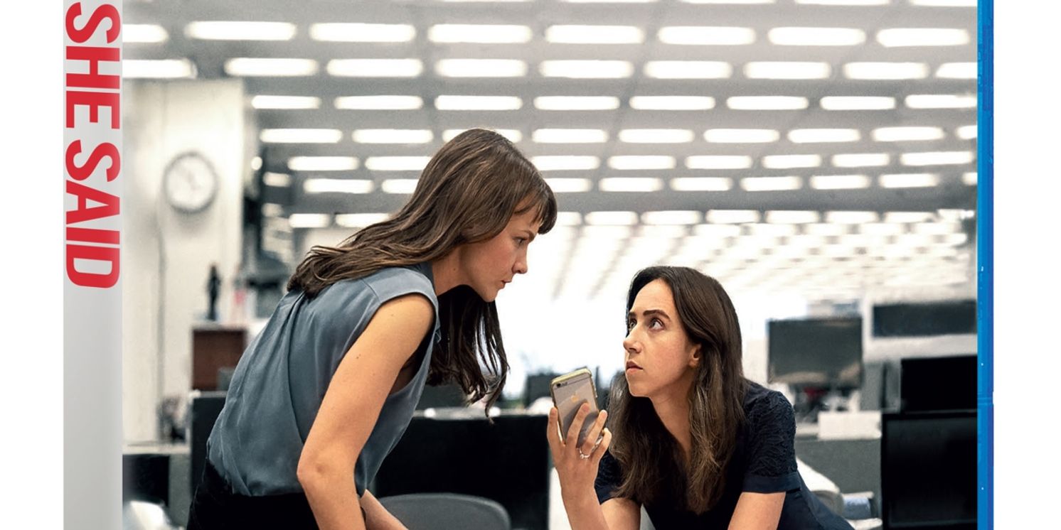 SHE SAID Sets DVD, Blu-Ray & Digital Release  Image