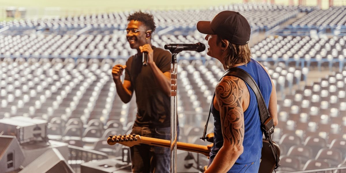 Keith Urban Joined by Breland During 'The Speed of Now' World Tour Stop