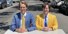 Interview: Cole Hersch And Andrew Michaan of PODCAST BUT OUTSIDE // LIVE! at Parkway 