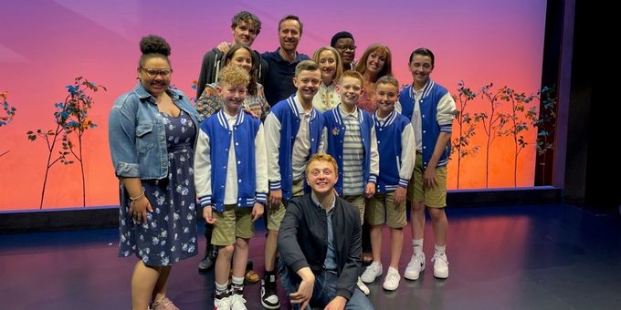 Photos: 5 Star Boys Visit DEAR EVAN HANSEN in the West End