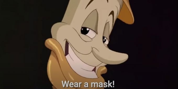 VIDEO: Check Out 'Wear a Mask', a Parody of 'Be Our Guest' From BEAUTY AND THE BEAST