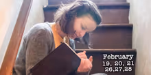 Leah Turley and Rachel Sharp of THE DIARY OF ANNE FRANK at Alban Arts Center