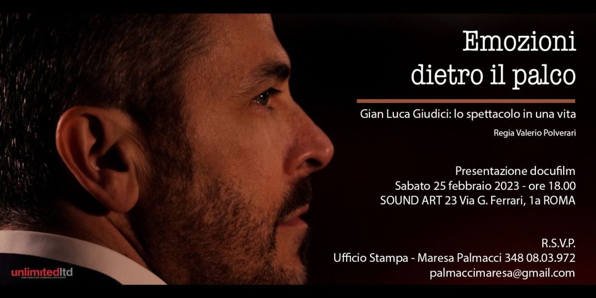 Review: EMOZIONI DIETRO IL PALCO - GIAN LUCA GIUDICI: LO SPETTACOLO IN UNA VITA