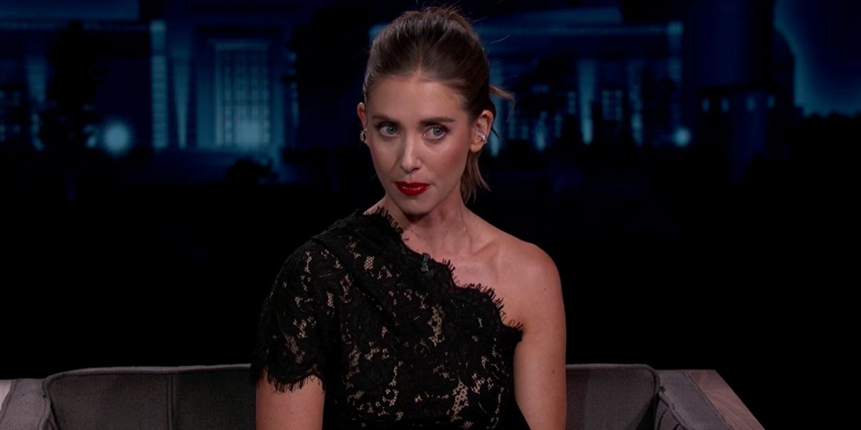 VIDEO: Alison Brie Talks About Running Into Justin Bieber on JIMMY KIMMEL LIVE Video