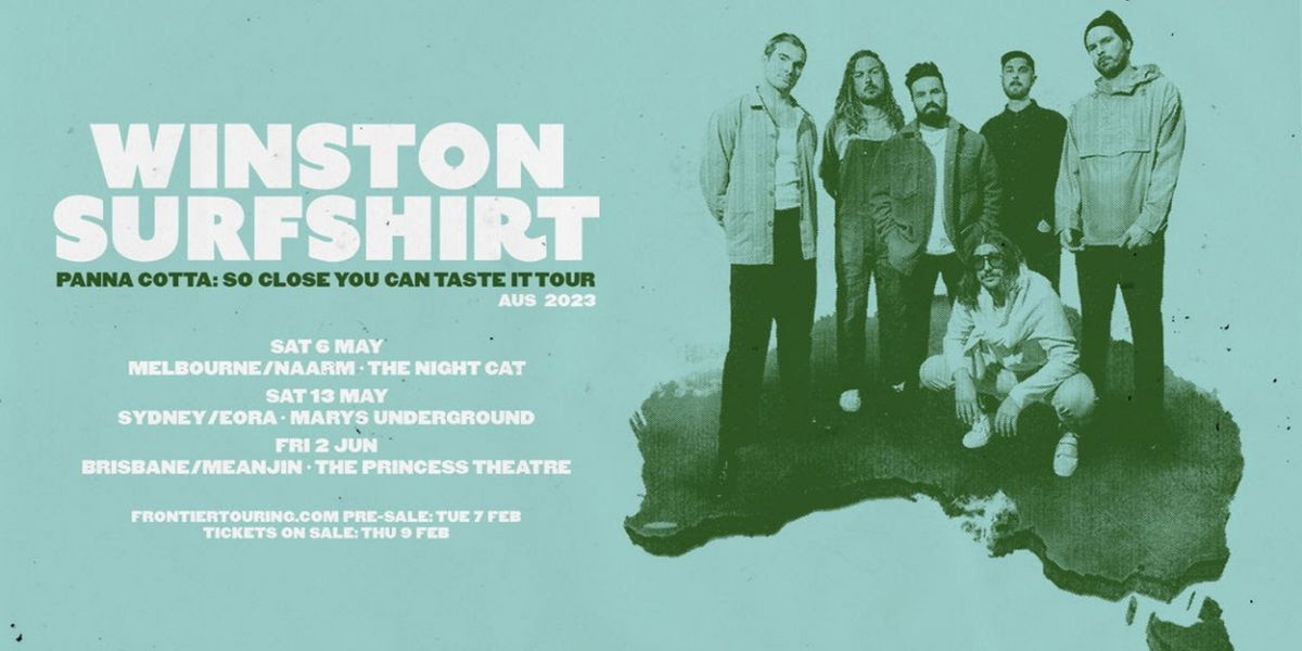 Winston Surfshirt Announce 'Panna Cotta' Australian Tour This May & June