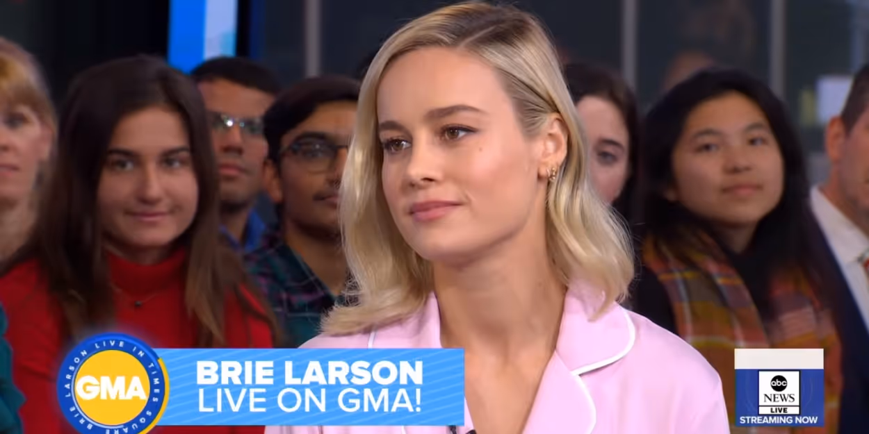 VIDEO: Brie Larson Talks CAPTAIN MARVEL on GOOD MORNING AMERICA Video