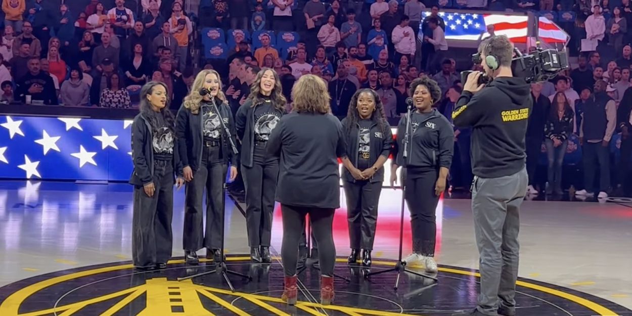 Video: SIX Tour Queens Sing National Anthem for San Francisco Warriors Video