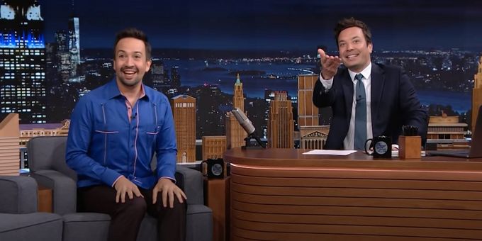 VIDEO: Lin-Manuel Miranda Says He Plans on Going to Every Broadway Show on THE TONIGHT SHOW