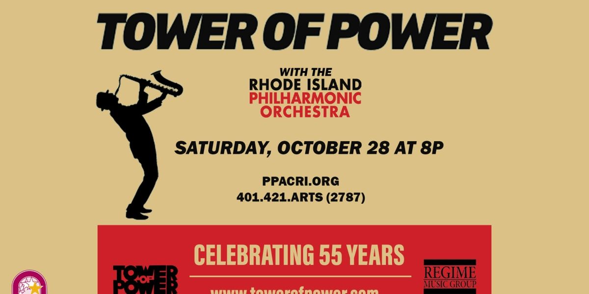 Tower Of Power Performs With The Rhode Island Philharmonic Orchestra At the Providence Performing Arts Center, October 28
