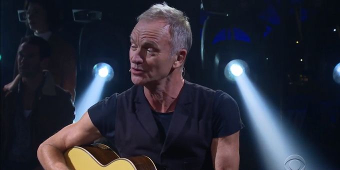 VIDEO: Sting and the Cast of THE LAST SHIP Perform on THE LATE LATE SHOW