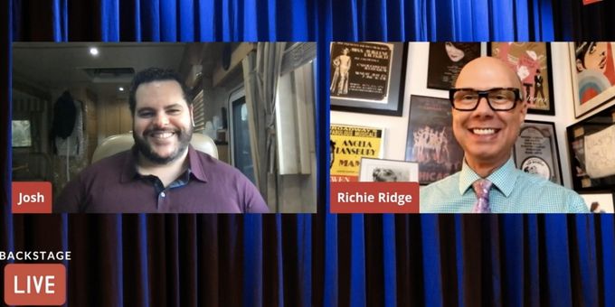 VIDEO: CENTRAL PARK's Josh Gad Visits Backstage LIVE with Richard Ridge- Watch Now!