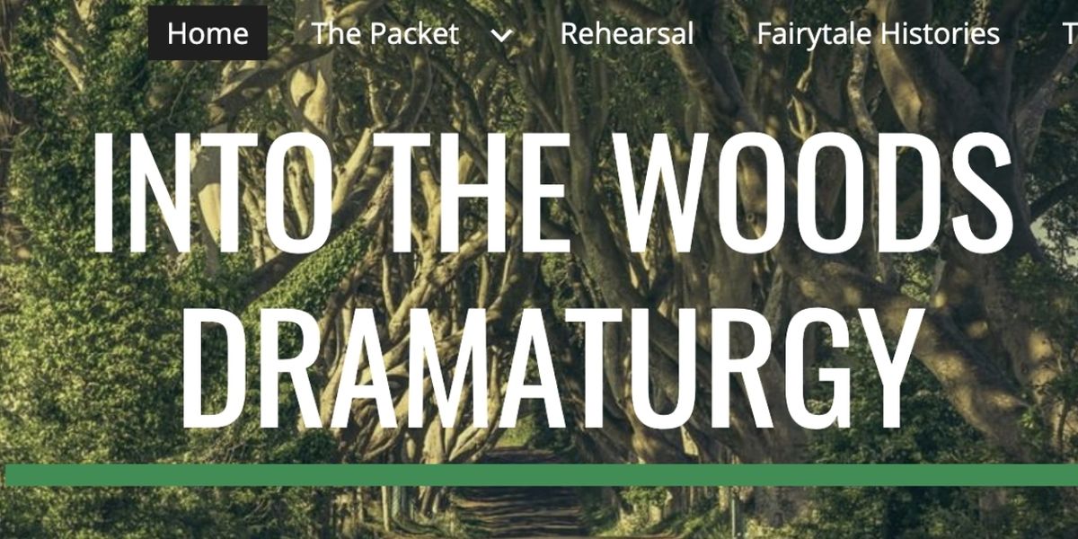 Student Blog: Pre-Production for INTO THE WOODS