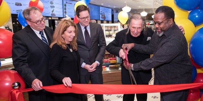 Photos/Video: DEATH OF A SALESMAN Star Wendell Pierce Helps Open the New Times Square Brooklyn Deli