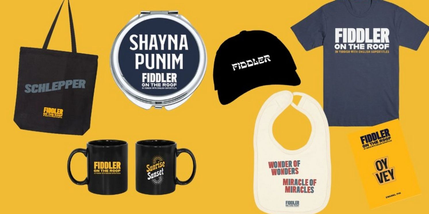 Shop FIDDLER ON THE ROOF IN YIDDISH in BroadwayWorld's Theatre Shop  Image