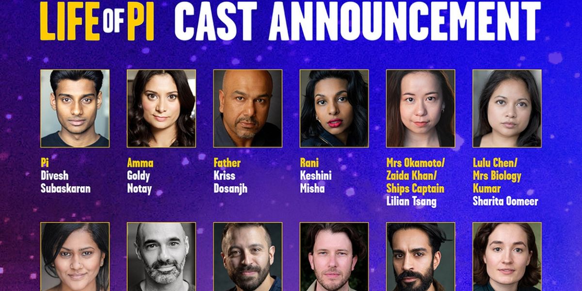 Divesh Subaskaran and More to Lead LIFE OF PI UK and Ireland Tour