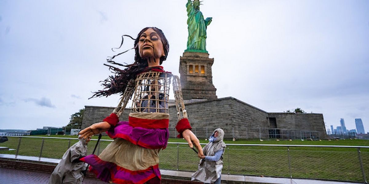 Little Amal, the 12-Foot-Tall Puppet of a Syrian Refugee Girl, to Walk Across America