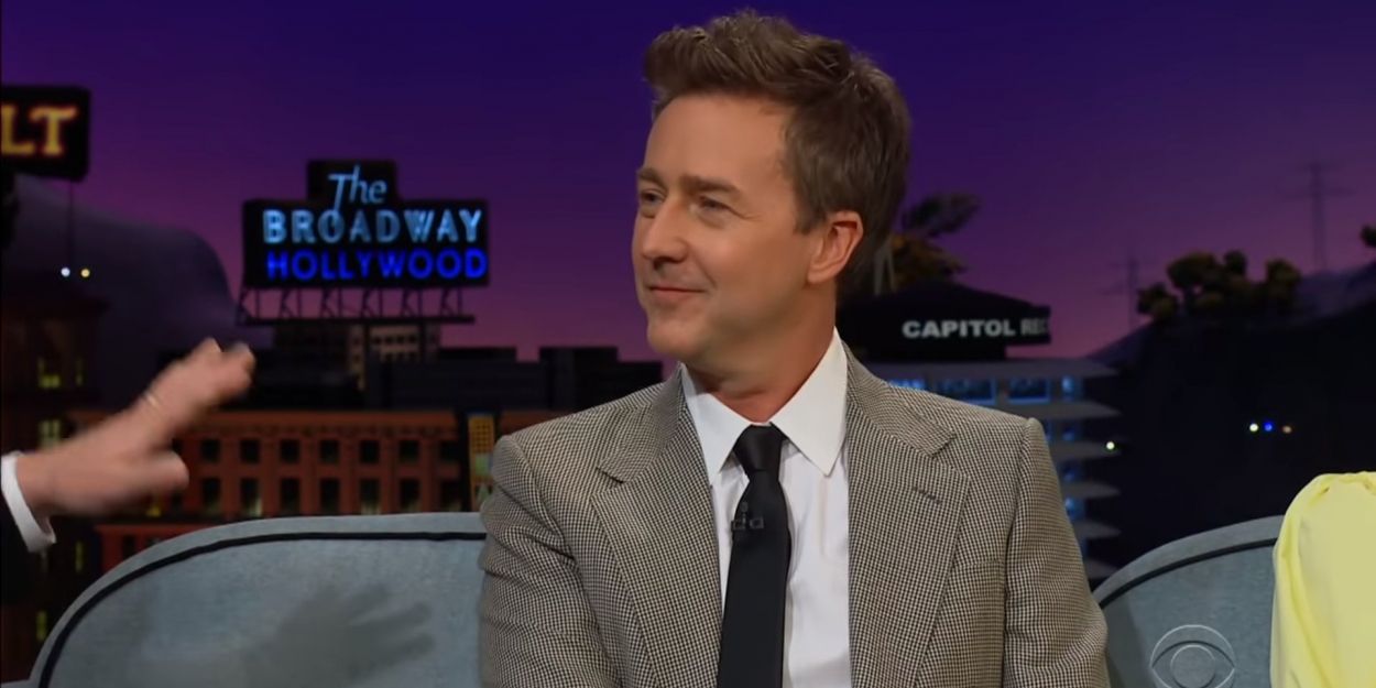 VIDEO: Edward Norton Talks About Being a Pilot on THE LATE LATE SHOW WITH JAMES… Video