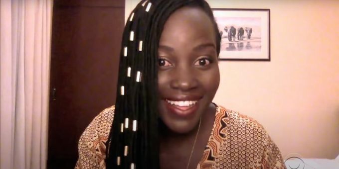 VIDEO: Lupita Nyong'o Practiced Kissing Over Zoom for Virtual ROMEO Y JULIETA Production