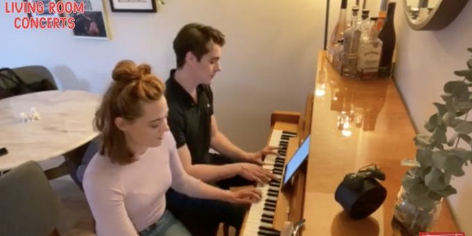 Living Room Concerts: FLYING OVER SUNSET's Erika Henningsen and MEAN GIRLS' Kyle Selig Sing From DEAR EVAN HANSEN!