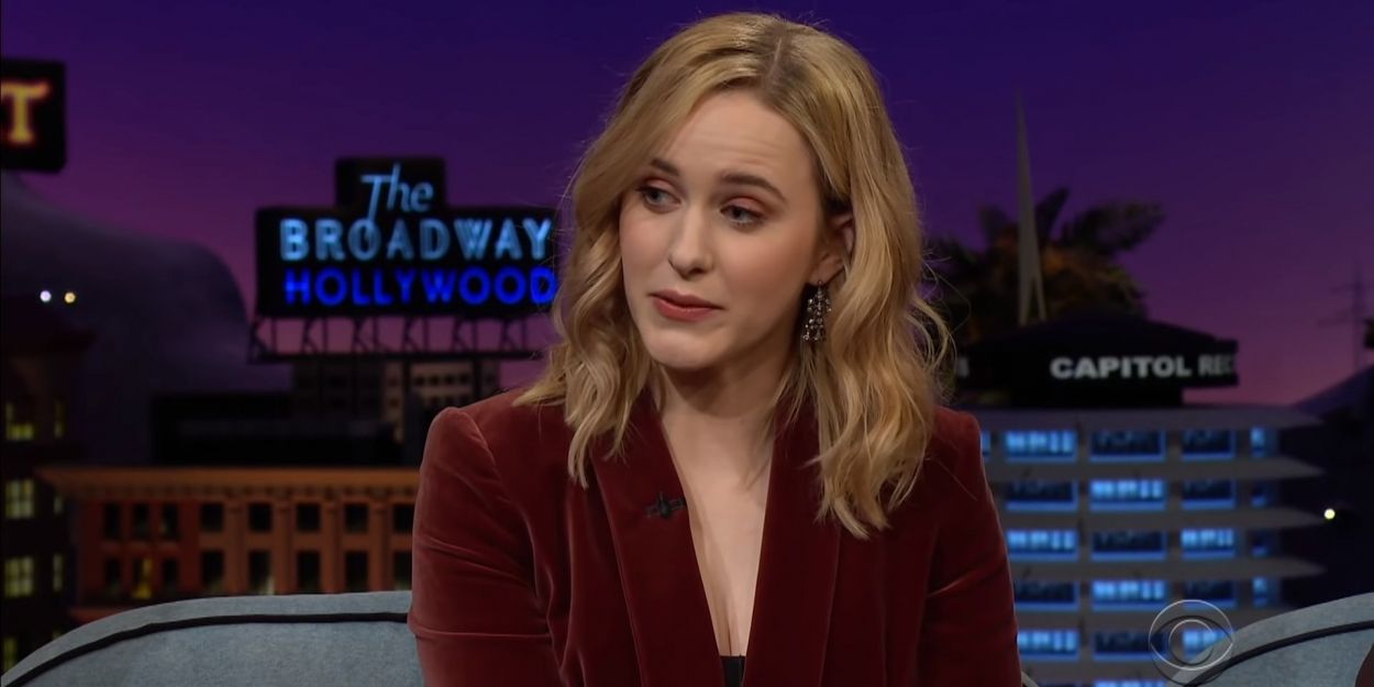 VIDEO: Rachel Brosnahan Shares a Throwback Photo on THE LATE LATE SHOW WITH JAMES… Video