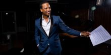 Elijah Rock talks about playing a singing sheriff in the musical DESPERATE MEASURES a