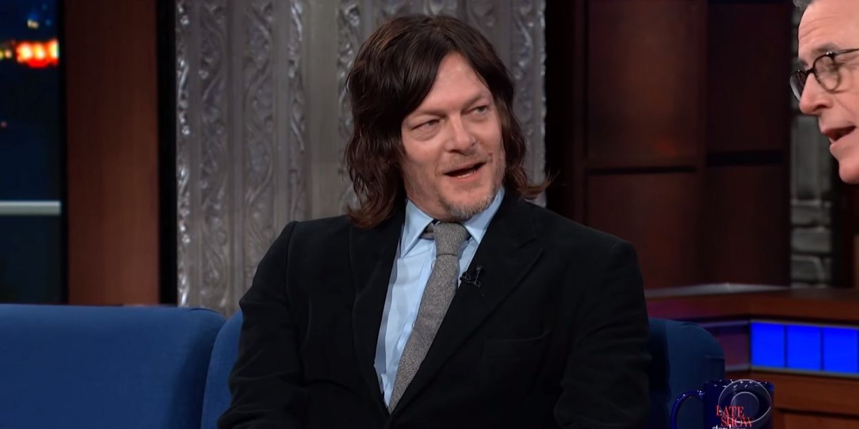 VIDEO: Norman Reedus Talks About His Famous Cat on THE LATE SHOW WITH STEPHEN COLBERT Video