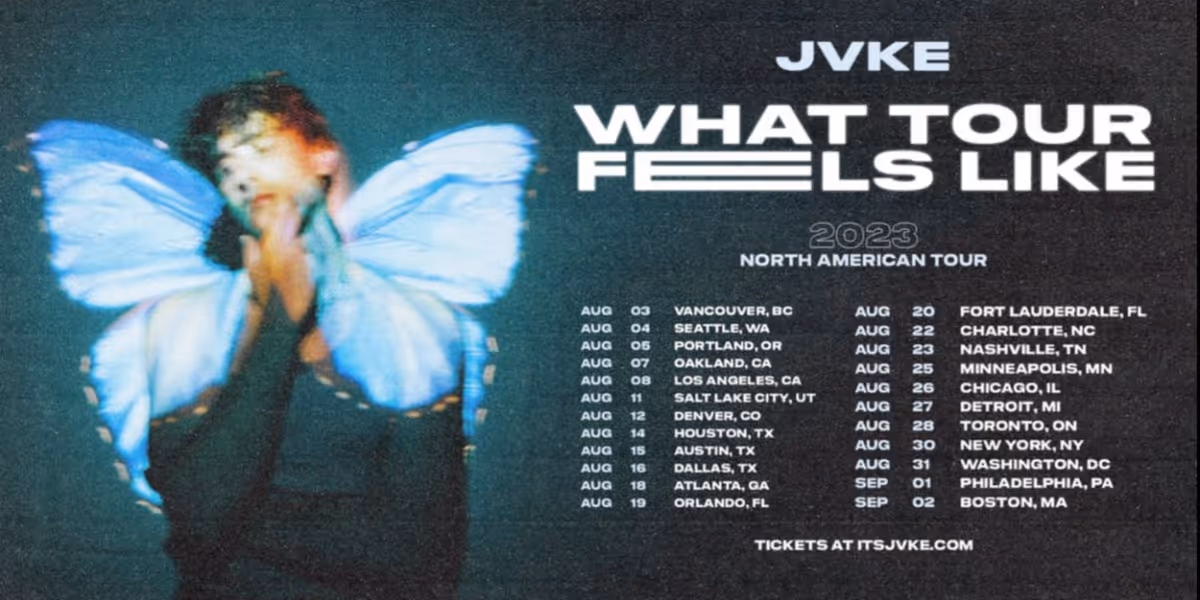 JVKE Announces Debut Headlining North American Tour 'What Tour Feels Like'