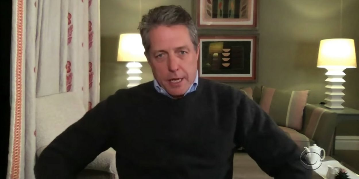 VIDEO: Hugh Grant Talks About Having Coronavirus on THE LATE SHOW Video