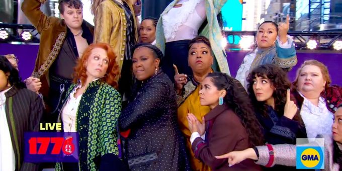 VIDEO: 1776 Cast Performs 'Sit Down, John' on GOOD MORNING AMERICA