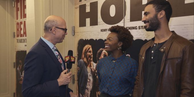 VIDEO: Hangin' on 44th Street with GIRL FROM THE NORTH COUNTRY's Austin Scott & Kimber Elayne Sprawl