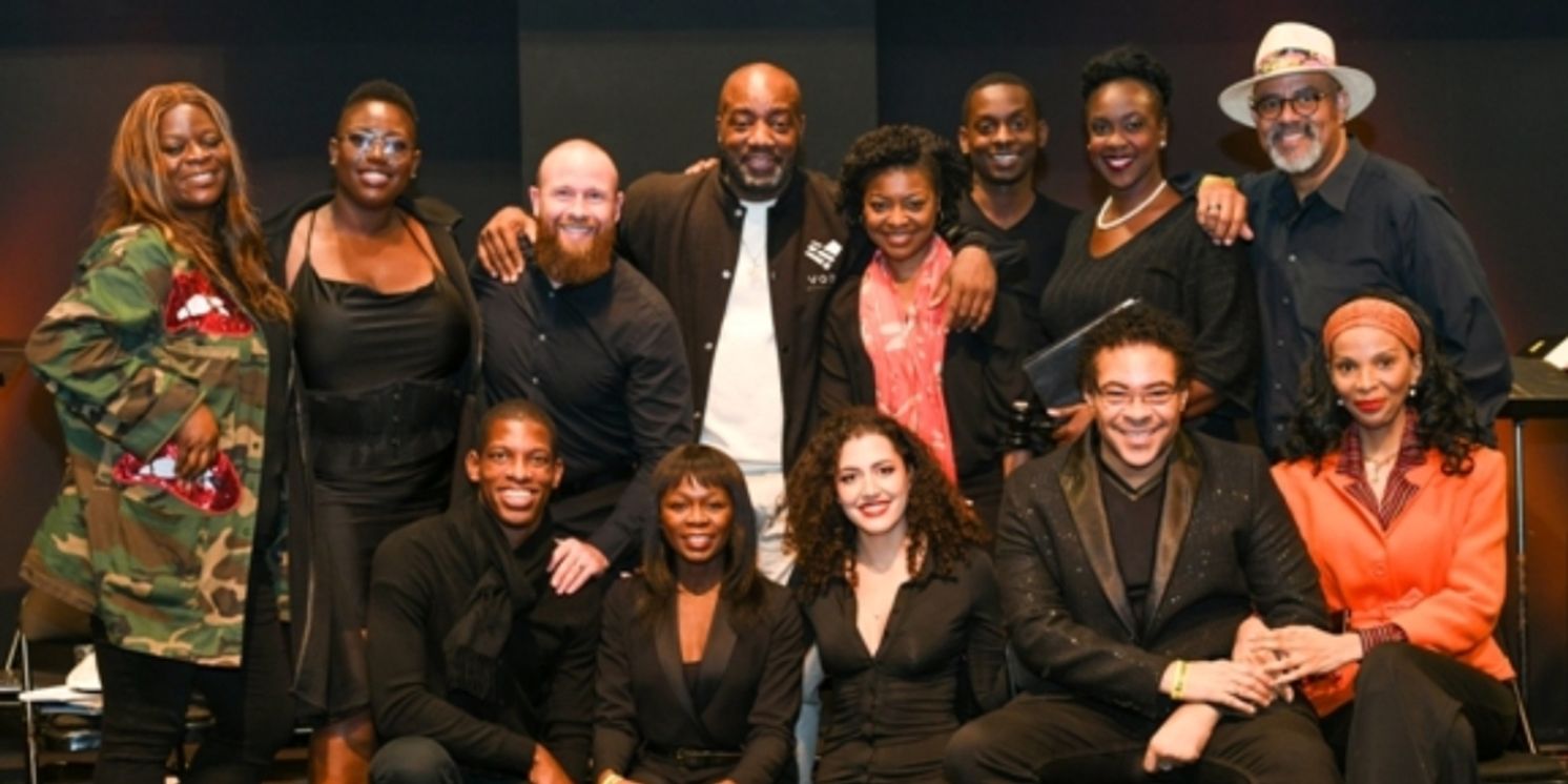 Malik Yoba and David Heron Celebrate AGAINST HIS WILL Staged Reading at the Apollo  Image