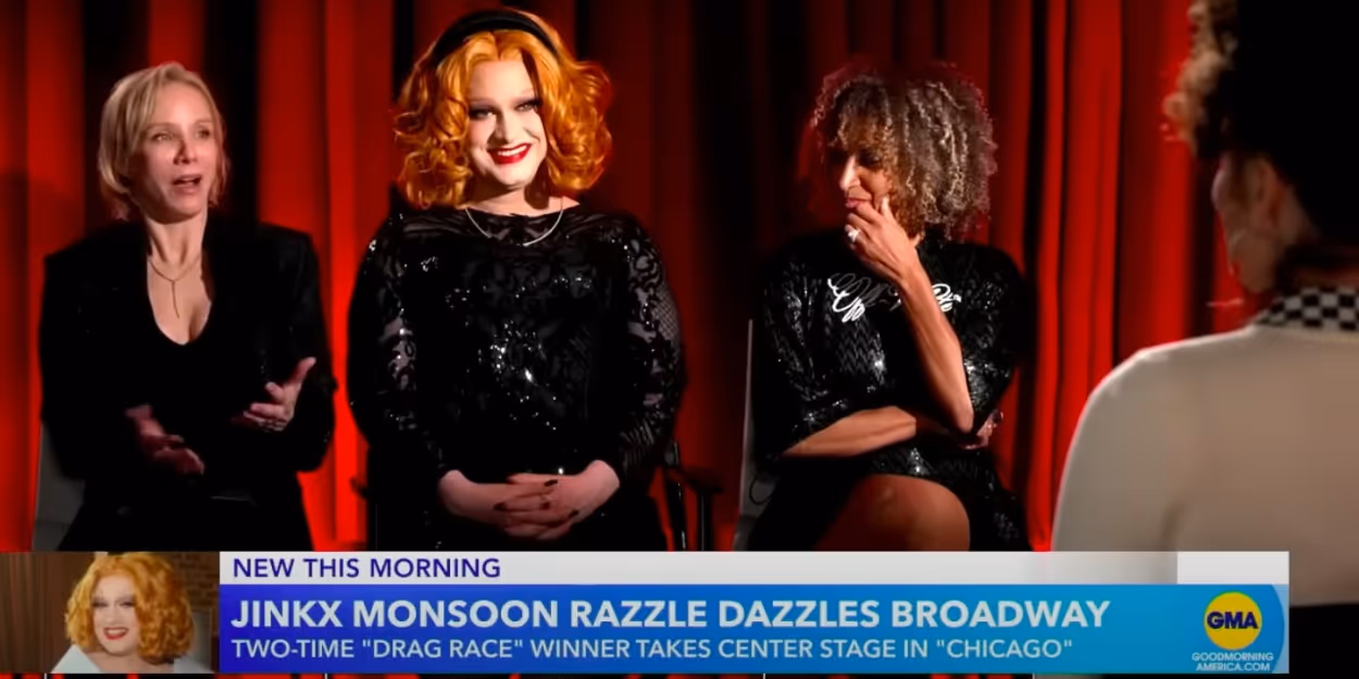 VIDEO: Jinkx Monsoon, Charlotte d'Amboise & Lana Gordon Talk CHICAGO on GOOD MORNING… Video