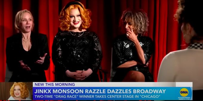 VIDEO: Jinkx Monsoon, Charlotte d'Amboise & Lana Gordon Talk CHICAGO on GOOD MORNING AMERICA