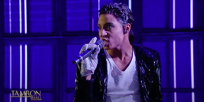 VIDEO: Watch MJ Star Myles Frost Perform 'Billie Jean' on TAMRON HALL
